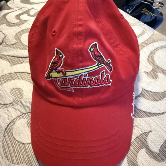‘47 Brand Accessories - '47 Brand St. Louis Cardinals Hat Womens Red Adjustable Strap Cap Baseball EUC
